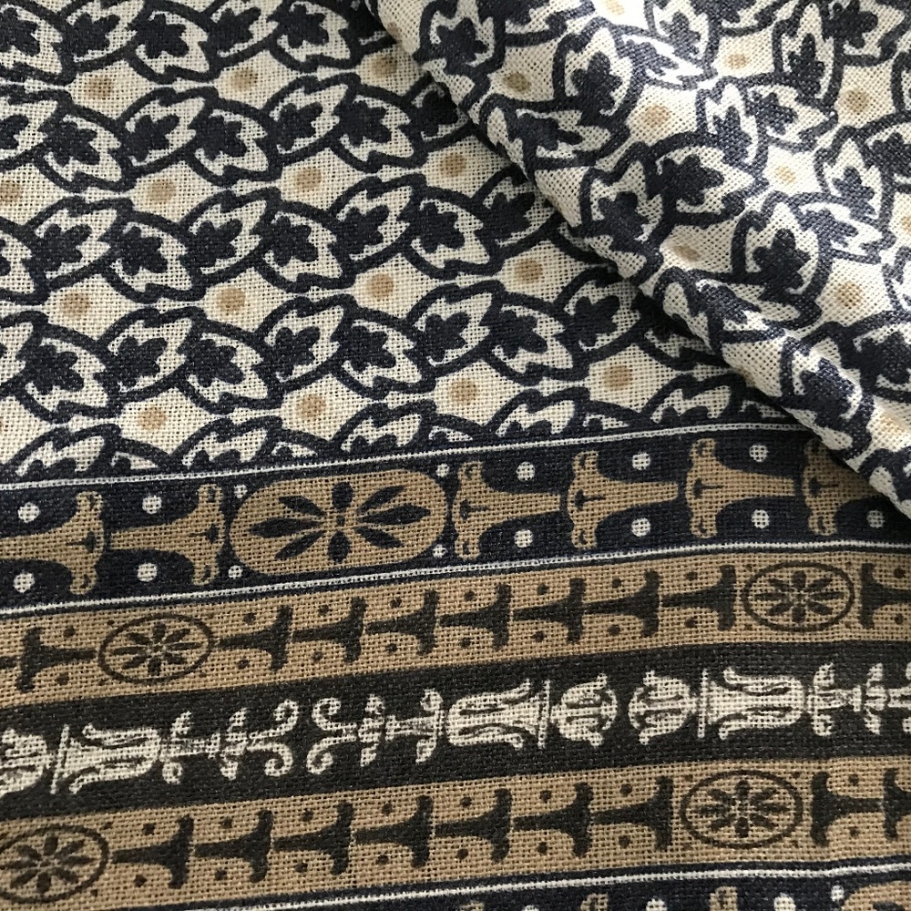 Talbots Multi-Color Pattern Wool & Rayon Scarf - image 3